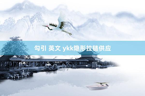 勾引 英文 ykk隐形拉链供应