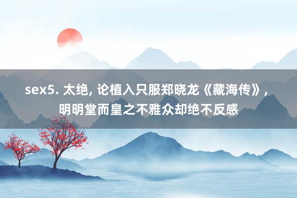 sex5. 太绝， 论植入只服郑晓龙《藏海传》， 明明堂而皇之不雅众却绝不反感
