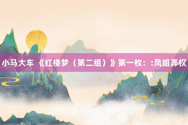 小马大车 《红楼梦（第二组）》第一枚：:凤姐弄权